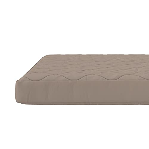 DHP Dana 6 Inch Quilted Twin Mattress with Removable Cover and Thermobonded Polyester Fill, Gray