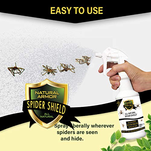 Spider Killer & Repellent Spray - Powerful Peppermint Formulation Kills & Repels All Types of Spiders and Works Better Than Ultrasonic Gimmicks – 128 fl oz Gallon Ready to Use