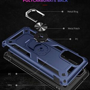 ADDIT S20 fe Case,S20 fe 5G Case, [Military Grade ] 15ft. Drop Tested Protective Case with Magnetic Car Mount Ring Holder Stand Cover for Samsung Galaxy S20 fe/S20 fe 5G - Blue