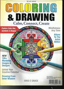 wp art series coloring & drawing calm connect create issue, no. 1