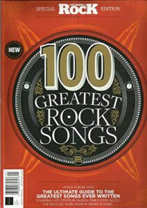 classic rock magazine, 100 greatest rock songs special edition, 2020 issue 01