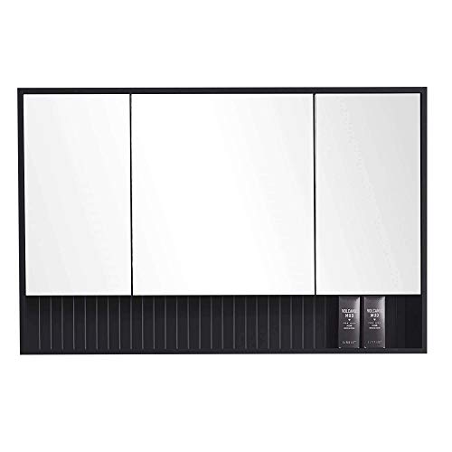 Fine Fixtures Venezian 45" Medicine Cabinet Black