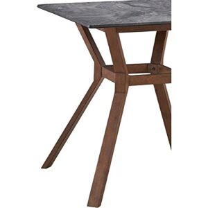 Coaster Furniture Parkersburg Square Paladina and Natural Walnut Counter Height Table 192758