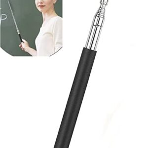 Telescopic Teachers Pointer,Hand Pointer Telescopic Retractable Pointer, Handheld Presenter Classroom Whiteboard Pointer,Teaching Pointer Extended to 39 Inches (1)