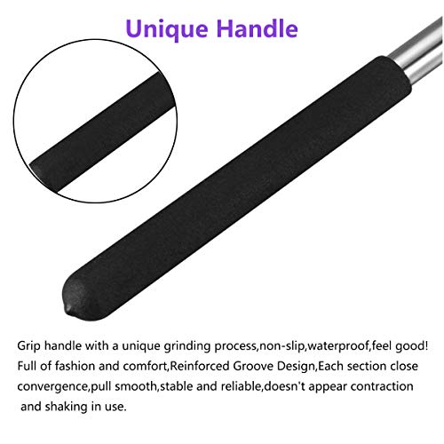 Telescopic Teachers Pointer,Hand Pointer Telescopic Retractable Pointer, Handheld Presenter Classroom Whiteboard Pointer,Teaching Pointer Extended to 39 Inches (1)