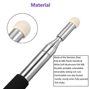 Telescopic Teachers Pointer,Hand Pointer Telescopic Retractable Pointer, Handheld Presenter Classroom Whiteboard Pointer,Teaching Pointer Extended to 39 Inches (1)