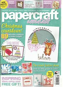 papercraft essentials, issue,125 (christmas countdown !*on-trend festive ideas