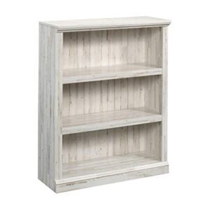sauder miscellaneous bookcase, l: 35.28" x w: 13.23" x h: 43.78", white plank finish