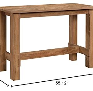 Sauder Boone Mountain Counter-Height Kitchen Dinette Table, L: 55.12" x W: 25.59" x H: 35.39", Sindoori Mango Finish