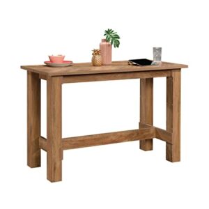 Sauder Boone Mountain Counter-Height Kitchen Dinette Table, L: 55.12" x W: 25.59" x H: 35.39", Sindoori Mango Finish