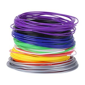 10 colors 1.75mm 3d printer filament, safety 3d printer pcl filament, high-precision diameter filament, each color 16.4 feet