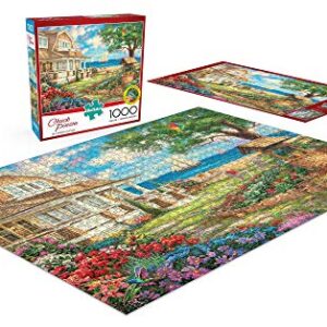 Buffalo Games - Sea Garden Cottage - 1000 Piece Jigsaw Puzzle with Hidden Images