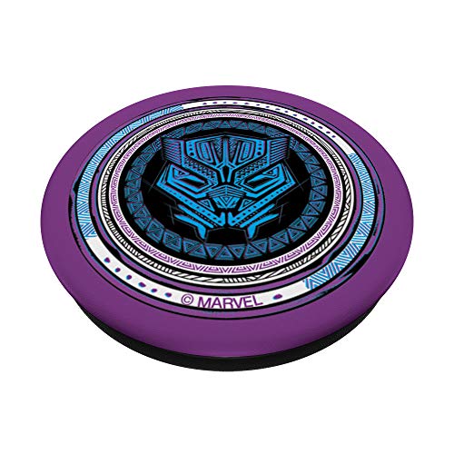 Marvel Black Panther King T’Challa Purple Wakanda Print PopSockets Grip and Stand for Phones and Tablets