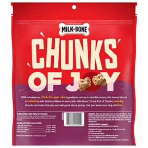 Milk-Bone Chock Full of Chunks with Beef and Bacon Dog Treats, 32 Ounces (Pack of 2)