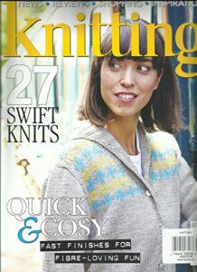 knitting magazine, 27 swift knits * quick & cosy october, 2018 issue # 186