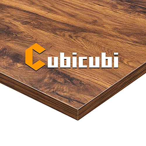 CubiCubi L Shaped Desk, Computer Corner Gaming Desk with Large Monitor Stand, 51.2" Home Office Writing Table, Workstation with Storage Drawer, Space-Saving, Deep Brown