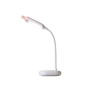 eye-caring charging plug-in desk lamp led eye protection usb button dimming can adjust the table lamp in all directions for study and work office lamp (color : white)
