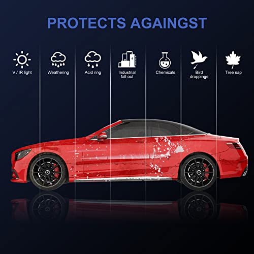 WEIRUIXIN Advanced 10H Graphene Ceramic Coating, 10+ Years of Long Lasting Protection 60ML Graphene Coating with High UV Gloss&Shine Technology,High Anti-Scartch Use for All Car,Boat,Motorcycle,Truck