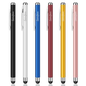 stylus pens for touch screens, stylushome 6 pack high precision capacitive stylus for ipad iphone tablets samsung galaxy all universal touch screen devices
