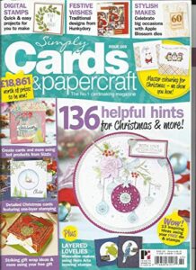 simply cards & papercraft, issue,169 free gifts or inserts are not include.