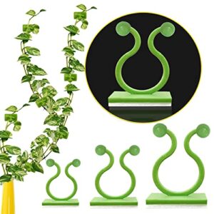 lasyman plant clips-plant climbing wall fixture clips 110pcs, invisible clips for climbing plants，self-adhesive plant wall clips for plant support, sticky plant fixture clips plant holder for pothos