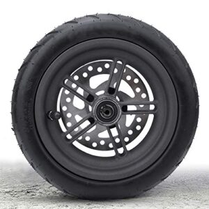 SolUptanisu Electric Scooter Tyre,Explosionproof Rear Tyre with Disc Brake for M365 Electric Scooter Replacement Access