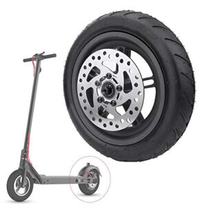 SolUptanisu Electric Scooter Tyre,Explosionproof Rear Tyre with Disc Brake for M365 Electric Scooter Replacement Access