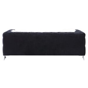 Acme Furniture Upholstered Sofas, Black/Chrome