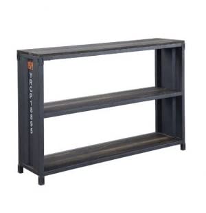 Acme Furniture Cargo Bookshelf, Weathered Oak & Gunmetal Finish