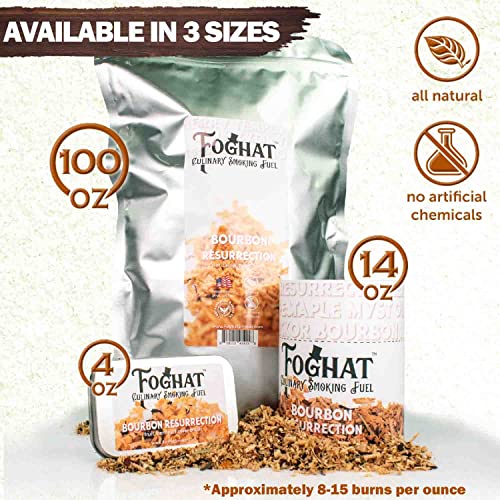 Bourbon Resurrection Fruit, Berries, Flower & Ash Wood Smoking Chips for Portable Smoker, Smoking Gun, Cloche or Foghat Smoker | Foghat Culinary Smoking Fuel | Infuse Whiskey, Meats Cheese, Salt!