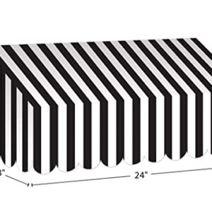 Teacher Created Resources Black & White Stripes Awning (TCR77505)