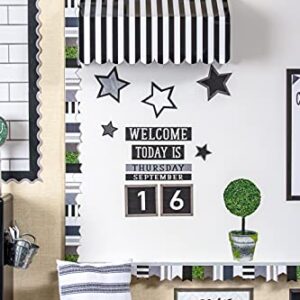 Teacher Created Resources Black & White Stripes Awning (TCR77505)