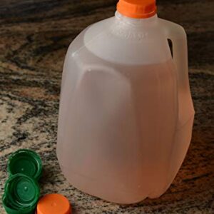 [30 PACK] Empty Plastic Gallon Juice Bottles with Tamper Evident Caps 128 OZ - Smoothie Bottles - Ideal for Juices, Milk, Smoothies, Picnic's and even Meal Prep by EcoQuality Juice Containers