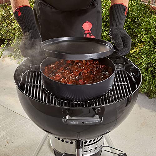 Weber Duo Dutch Oven, 7.25 quarts, Black