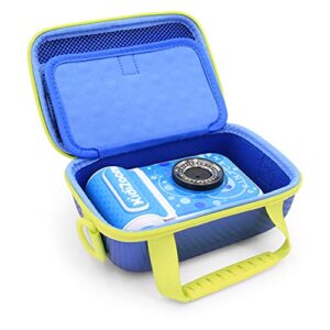 casematix camera case compatible with kidizoom printcam printer camera, creator cam video camera and instant camera paper refill accessories, includes blue case only