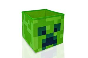 minecraft creeper storage cube organizer storage cube | creeper from cubbies storage cubes | organization cubes | 10-inch square bin