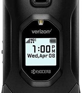 Kyocera DuraXV Extreme E4810 Verizon Rugged LTE Flip Basic Cell Phone Camera GPS Black- (Renewed)