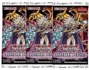 yugioh legendary duelists tcg game: rage of ra 3 packs!
