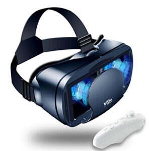vr headset 3d virtual reality glasses full screen visual wide-angle soft & comfortable-compatible with ios and android