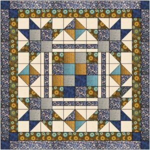 quilt kit town square elegance/lap quilt/pre cut & ready to sew!!
