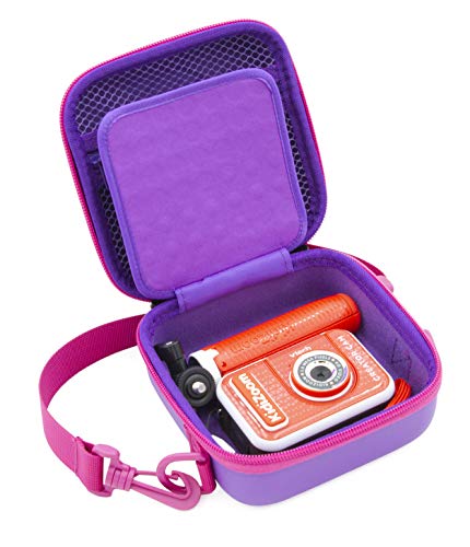 CASEMATIX Toy Camera Travel Case Compatible with VTech KidiZoom Creator Cam Video Camera and Accessories for Cams, Includes Purple Case Only