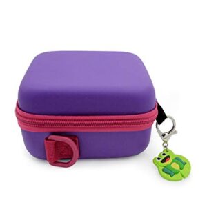 CASEMATIX Toy Camera Travel Case Compatible with VTech KidiZoom Creator Cam Video Camera and Accessories for Cams, Includes Purple Case Only