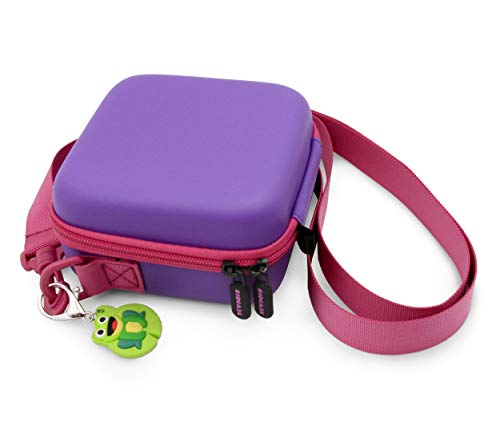 CASEMATIX Toy Camera Travel Case Compatible with VTech KidiZoom Creator Cam Video Camera and Accessories for Cams, Includes Purple Case Only