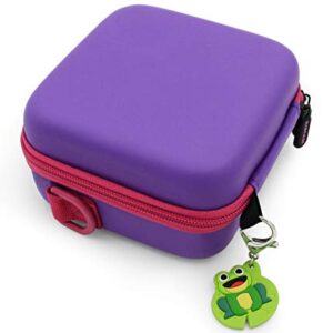 CASEMATIX Toy Camera Travel Case Compatible with VTech KidiZoom Creator Cam Video Camera and Accessories for Cams, Includes Purple Case Only