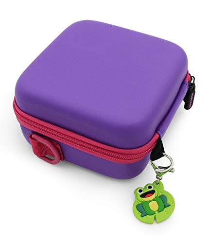 CASEMATIX Toy Camera Travel Case Compatible with VTech KidiZoom Creator Cam Video Camera and Accessories for Cams, Includes Purple Case Only