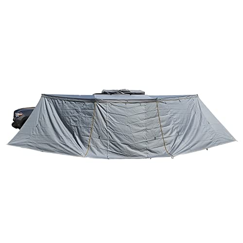 Overland Vehicle Systems OVS 18159909 Nomadic Awning 180 - Side Wall - Dark Gray with Storage Bag, One Size