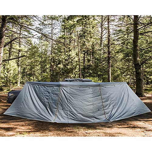 Overland Vehicle Systems OVS 18159909 Nomadic Awning 180 - Side Wall - Dark Gray with Storage Bag, One Size