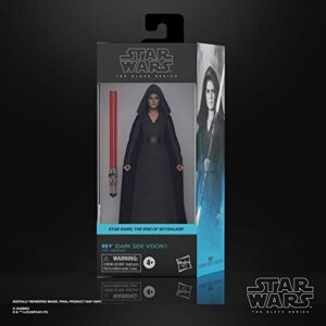 STAR WARS The Black Series Rey (Dark Side Vision) Toy 6-Inch Scale The Rise of Skywalker Collectible Action Figure, Ages 4 and Up, Multicolored (F1307)