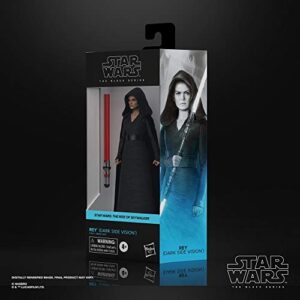 STAR WARS The Black Series Rey (Dark Side Vision) Toy 6-Inch Scale The Rise of Skywalker Collectible Action Figure, Ages 4 and Up, Multicolored (F1307)