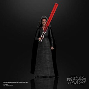 STAR WARS The Black Series Rey (Dark Side Vision) Toy 6-Inch Scale The Rise of Skywalker Collectible Action Figure, Ages 4 and Up, Multicolored (F1307)